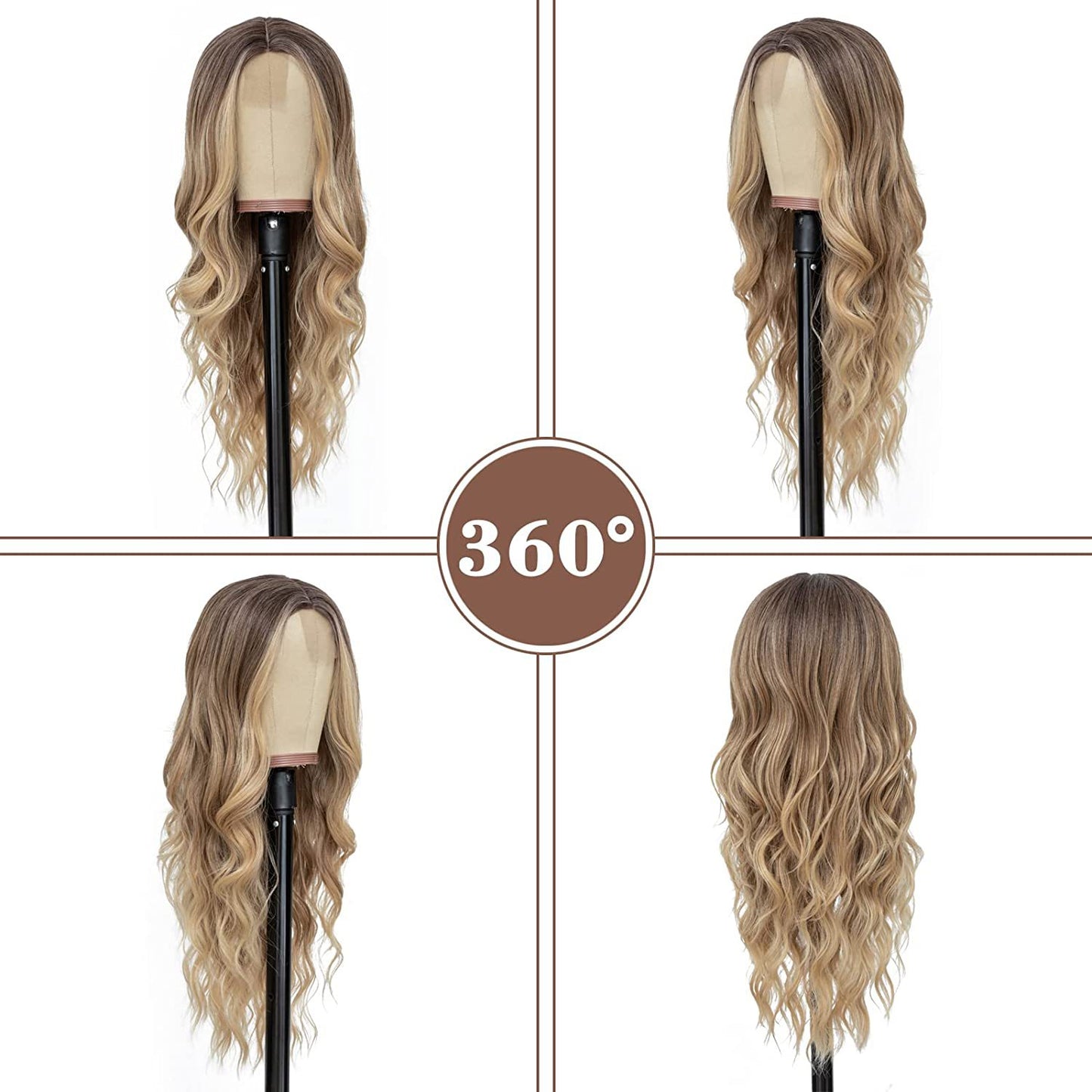 Small Lace Medium Large Wave Curly Wig Long Curls