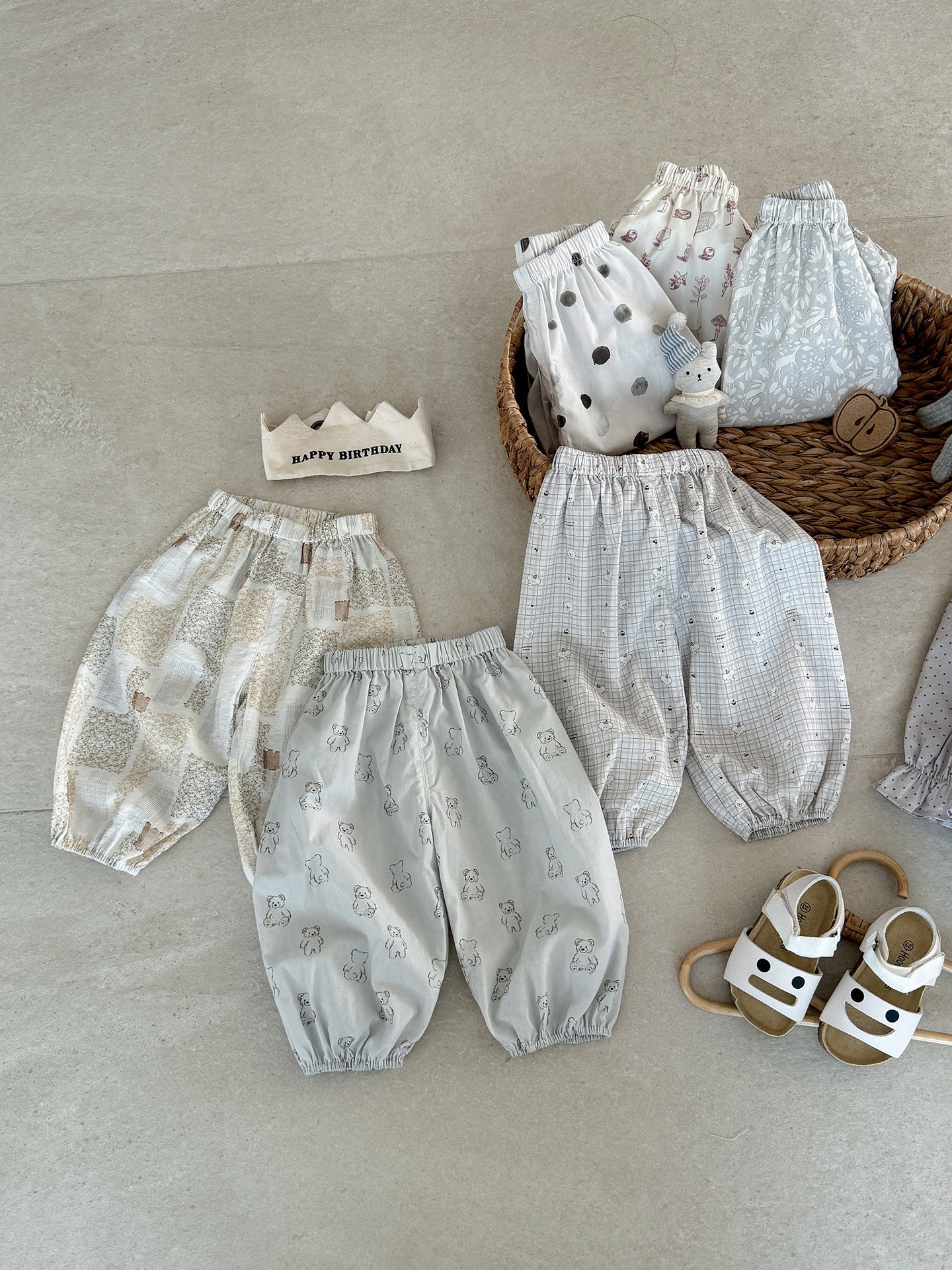 Boys Summer Thin Cool Breathable Trousers Children's Pants
