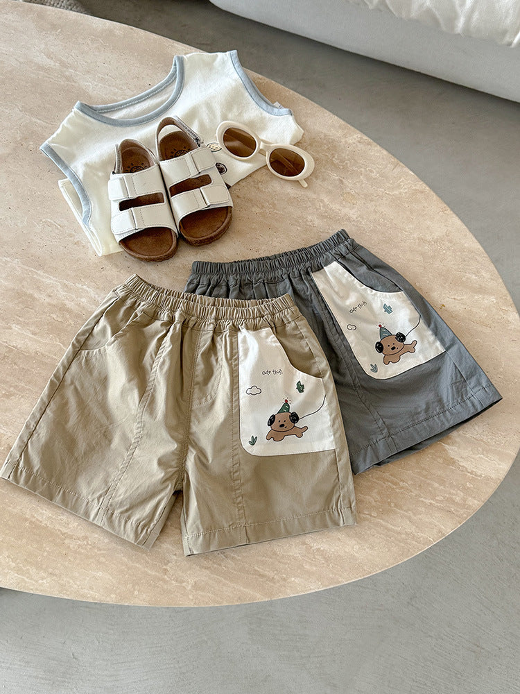 Children's Shorts Summer Thin Boy Clothing Outerwear Children's Pants