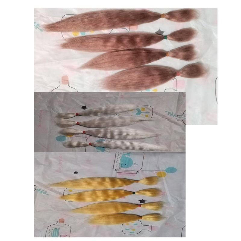 Dyed Hair Pack Small Cloth Split Cos Wig
