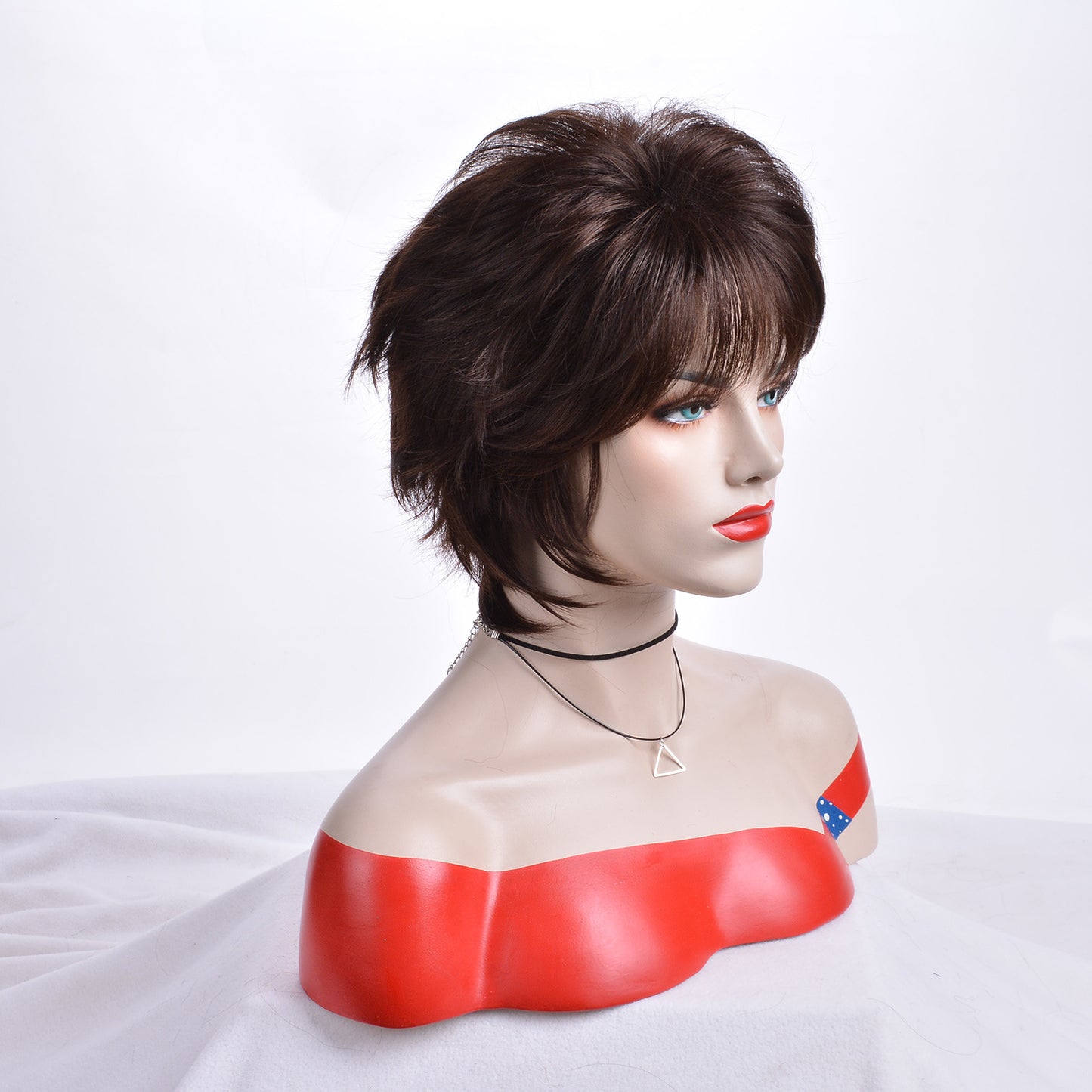 Classic Attractive Graceful Innovative Fluffy Female Wig Short Curly Hair