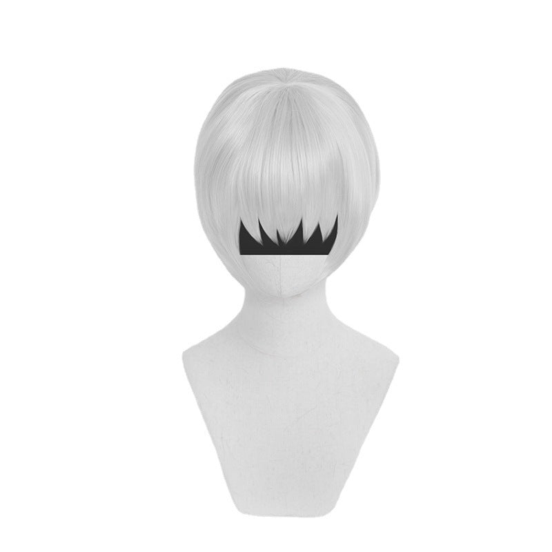 Cool Automata Sier White Short Hair Cos Wig