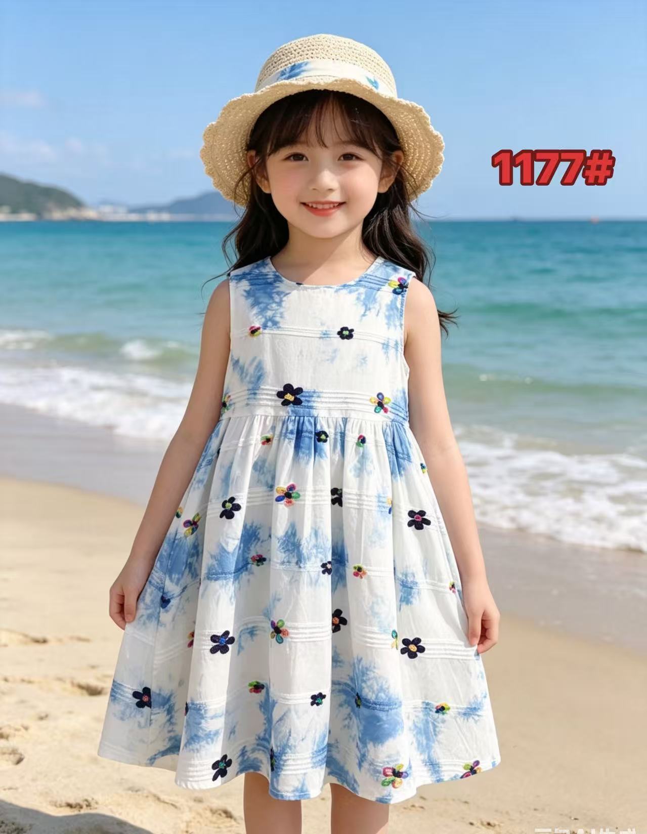 Summer Chinese Style Ethnic Radix Plant Handmade Western Frog Button Children's Dress