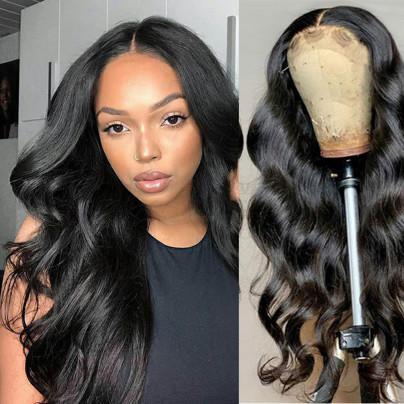Pretty Creative Front Lace Ms. Hair Wig Long Curls