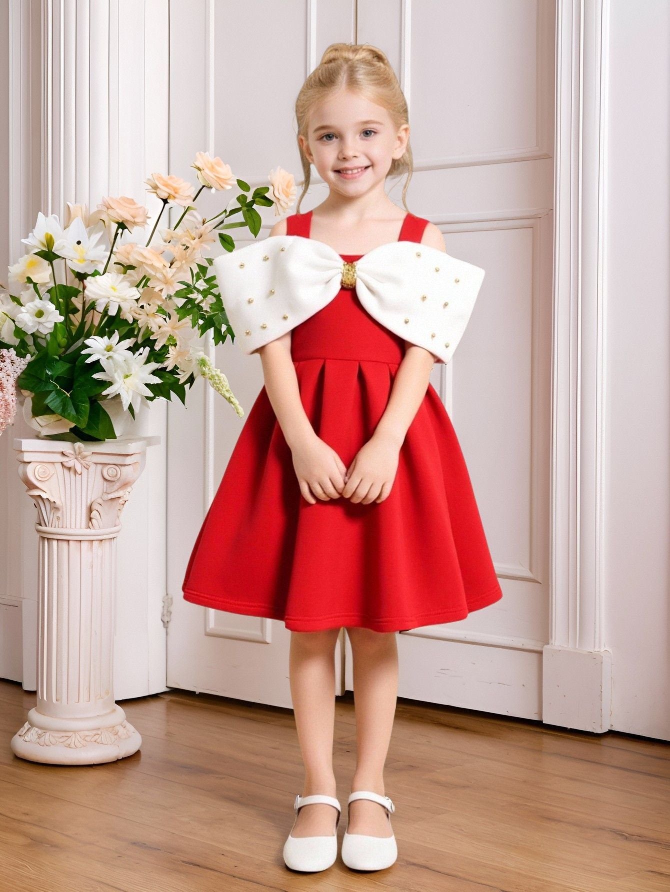 Summer Sweet Temperament Piano Performance Wear Princess Children's Dress