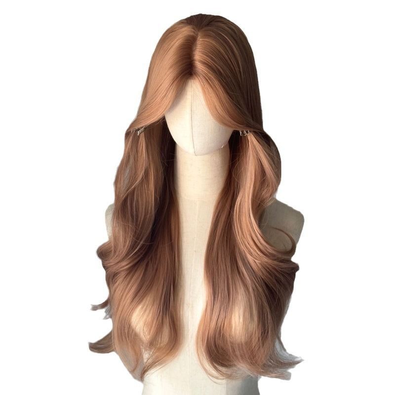 Curly Hair High-grade Big Wave Artificial Natural Wig Long Curls