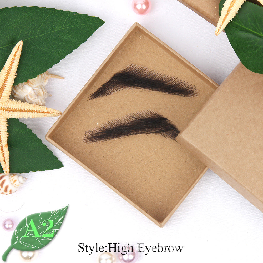 Men's Imitation Eyebrows Hair Crocheted Fake Invisible Other Wig