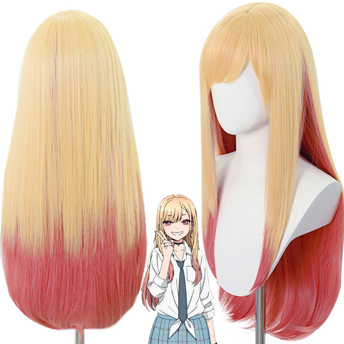 Dressing Doll Fall In Love Sea Dream Rose Net Hair Cos Wig