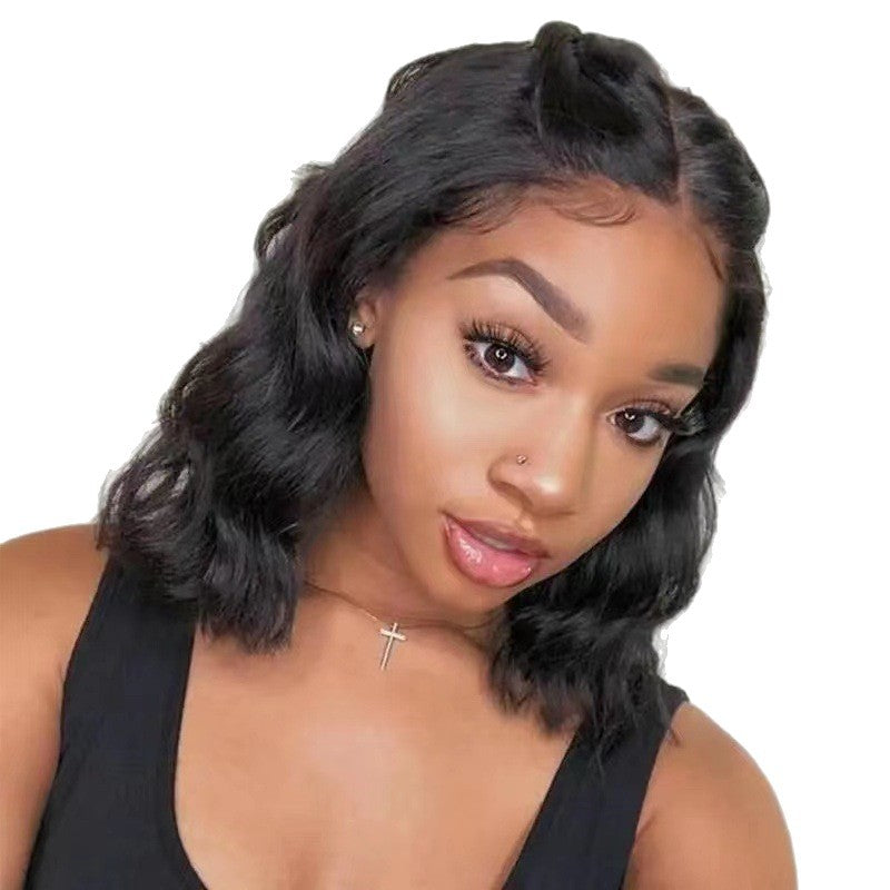 Female Former Lace Head Cap Matte Fiber Full Top Cover Wig Short Curly Hair