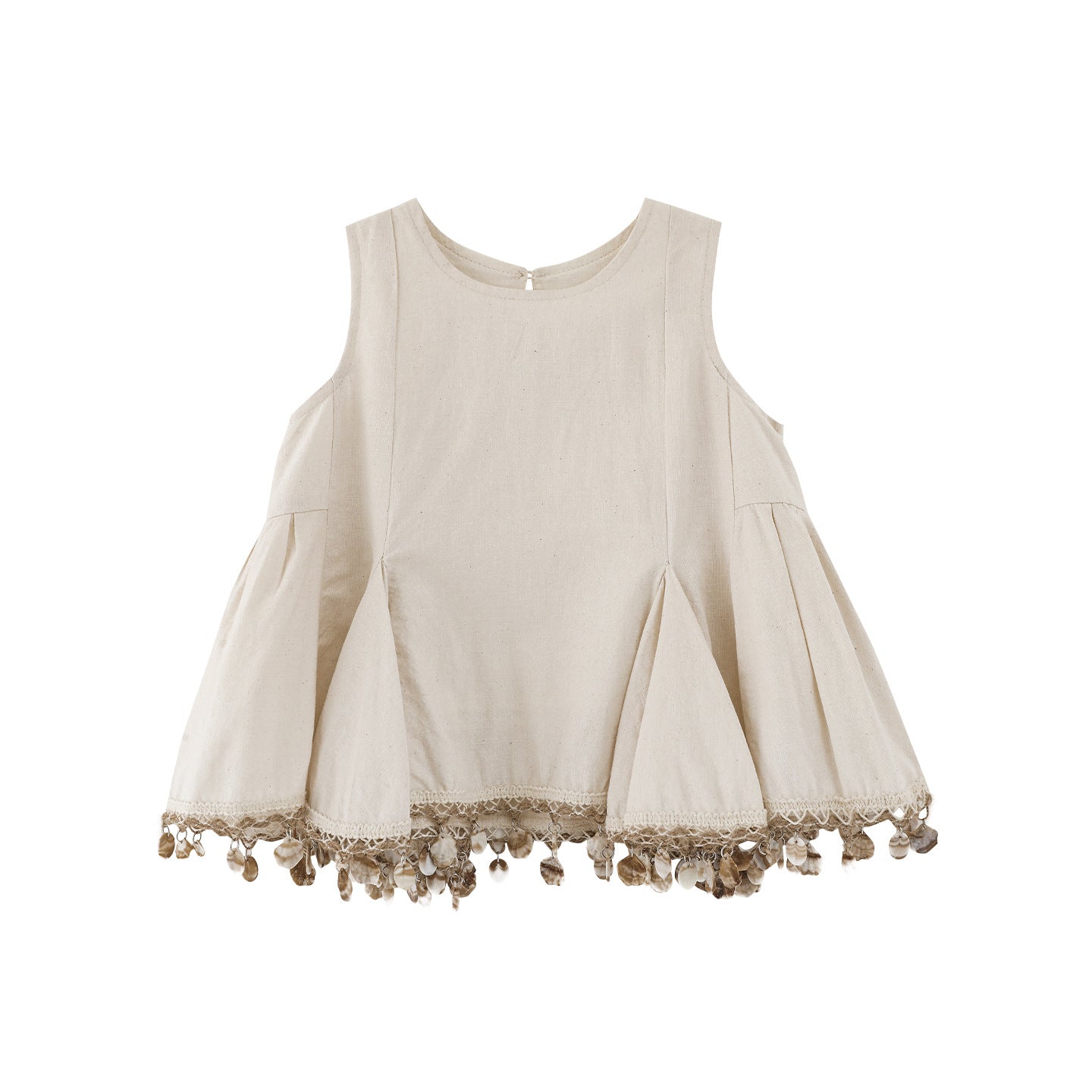 Summer Shell Ribbon Doll Shirt Jacquard Cotton Dress Children's Suit