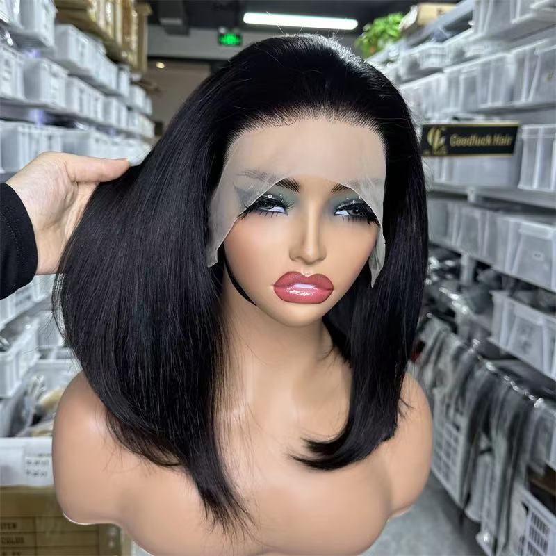 Wave Fiber Chemical Can Be Used To Roll The Whole Wig Short Straight Hair