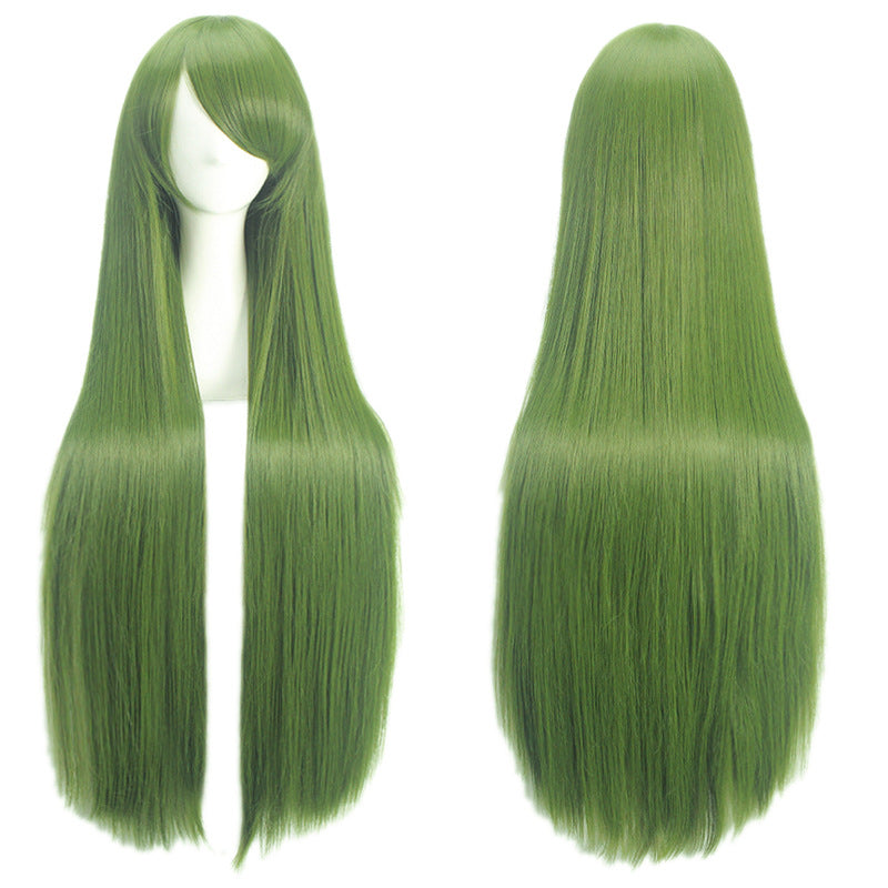 Classic Universal Color Hair Anime Fiber Long Straight Wig