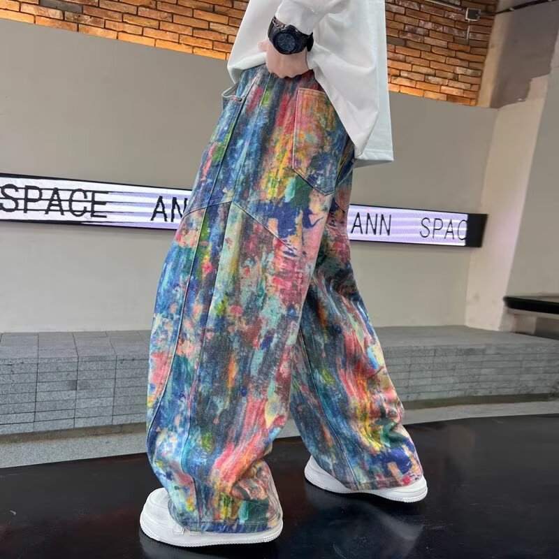 Boys Spring Clothing Wear Casual Trousers Fried Street Children's Pants