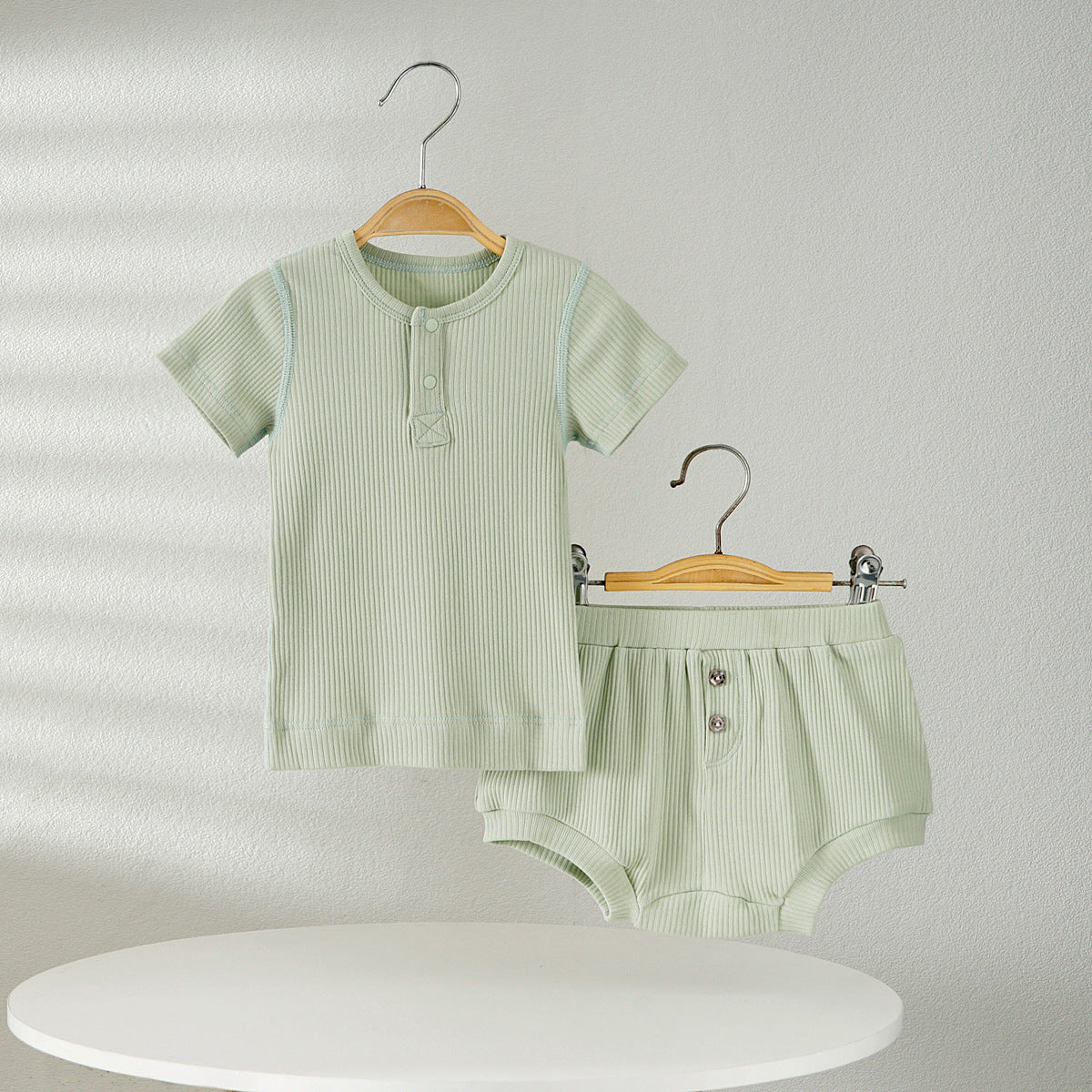 Sleeve T-shirt Shorts Sheath Pants Two-piece Breathable Pajamas Children's Suit