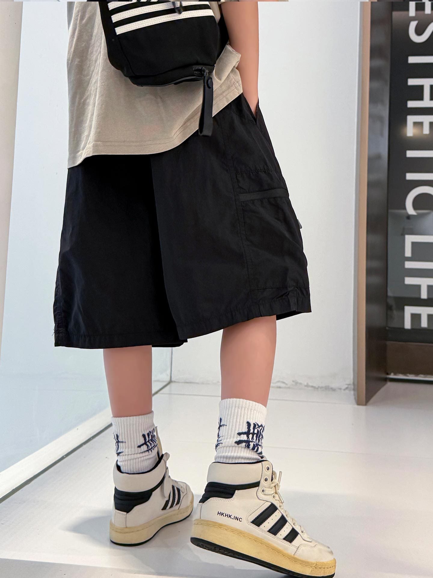Children's Clothing Boy Summer Thin Middle Big Children's Pants