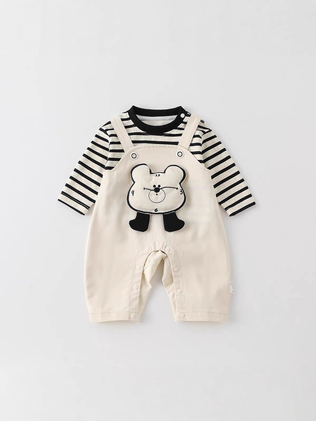 Children's Clothes Handsome Long Sleeve Top Bib Children's Suit