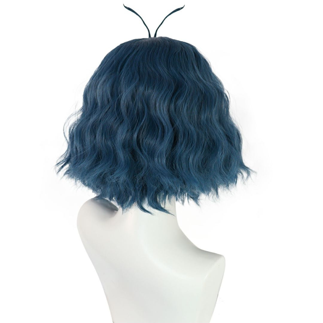 Mu Haze Blue Water Ripple Dull Hair Cos Wig