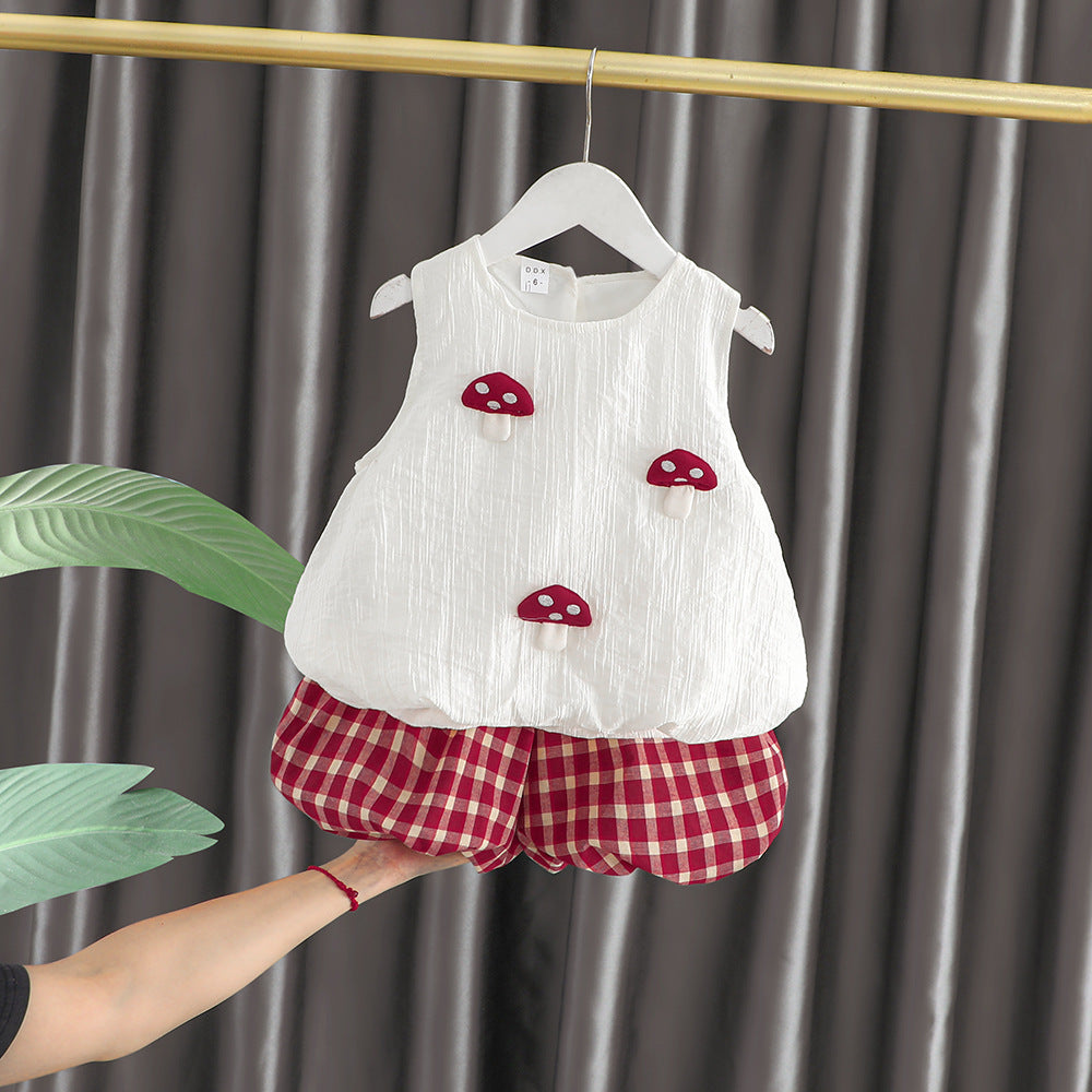 Old Infants Summer Korean Style Clothes Little Children's Suit