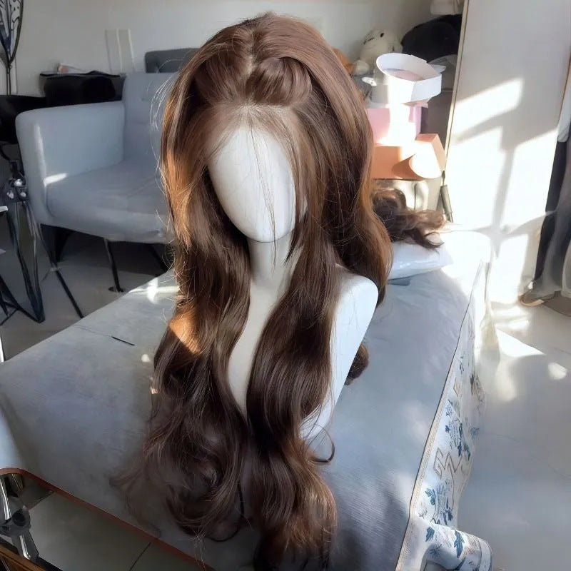 Forehead Lace Ancient Early Natural Refined Wig Long Curls