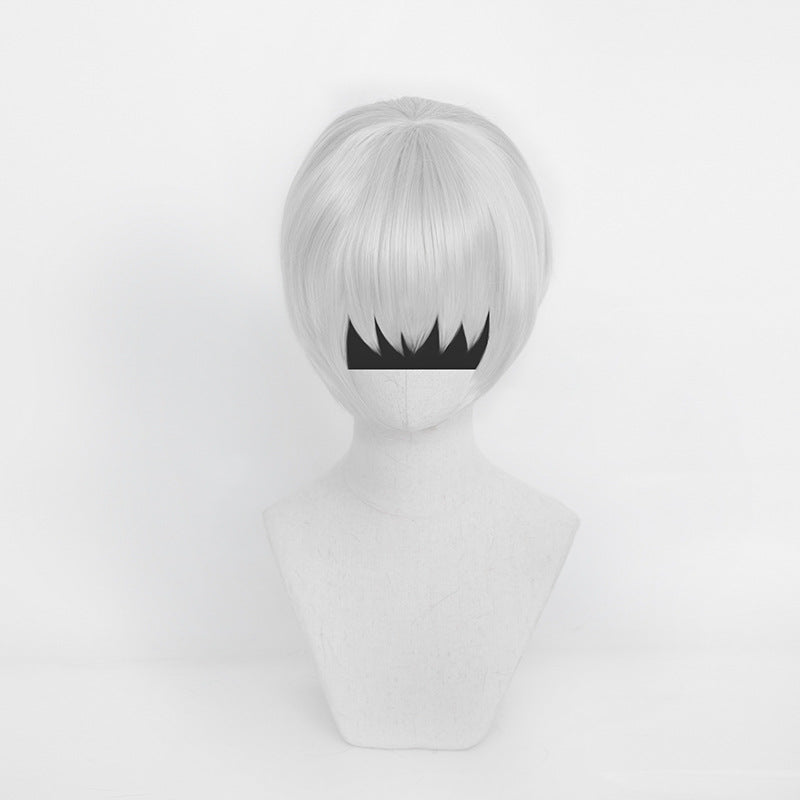 Cool Automata Sier White Short Hair Cos Wig