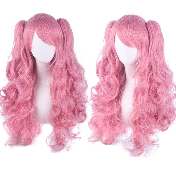 Anime Lolita Jaws Clamp Pair Ponytail Sheath Cos Wig