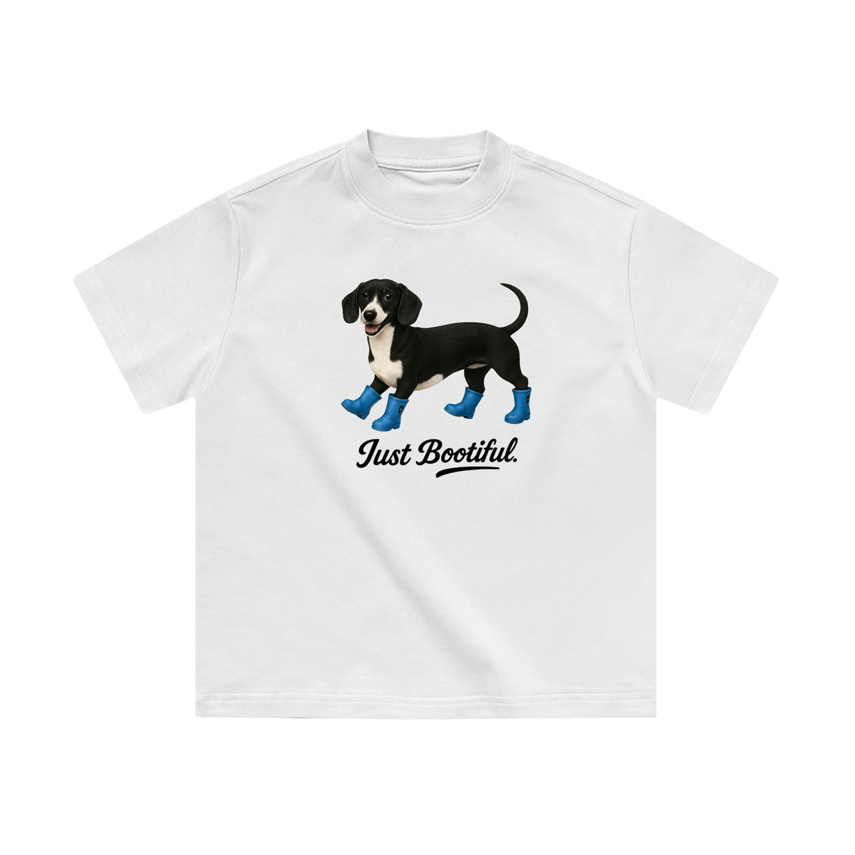 Children's Big Short Sleeve Heavy Cotton Boys Fun Top Loose Children's T-shirt