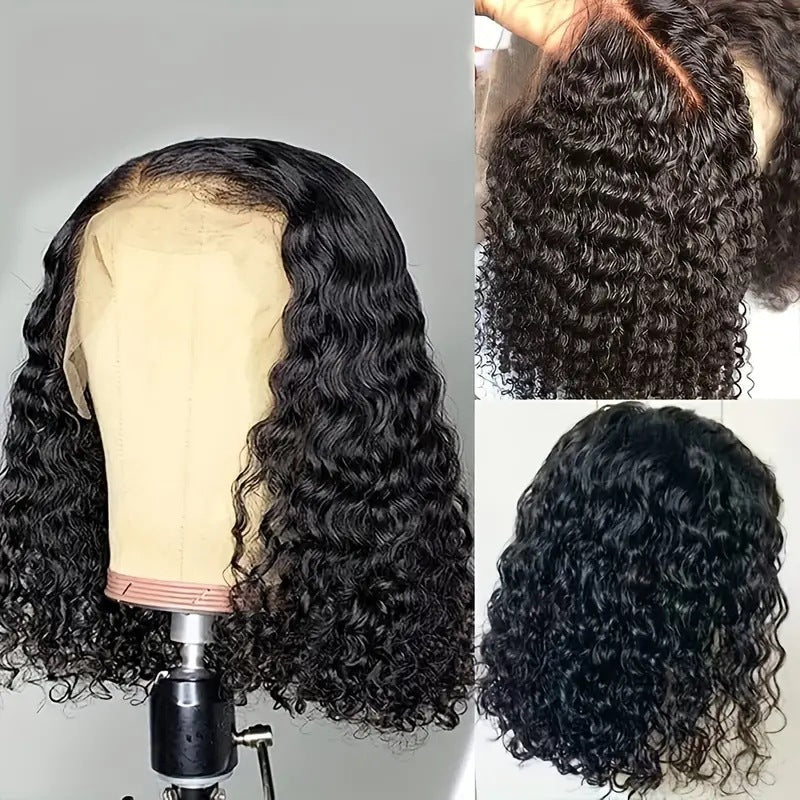 Fashion Front Lace Fluffy Natural Small Wig Long Curls