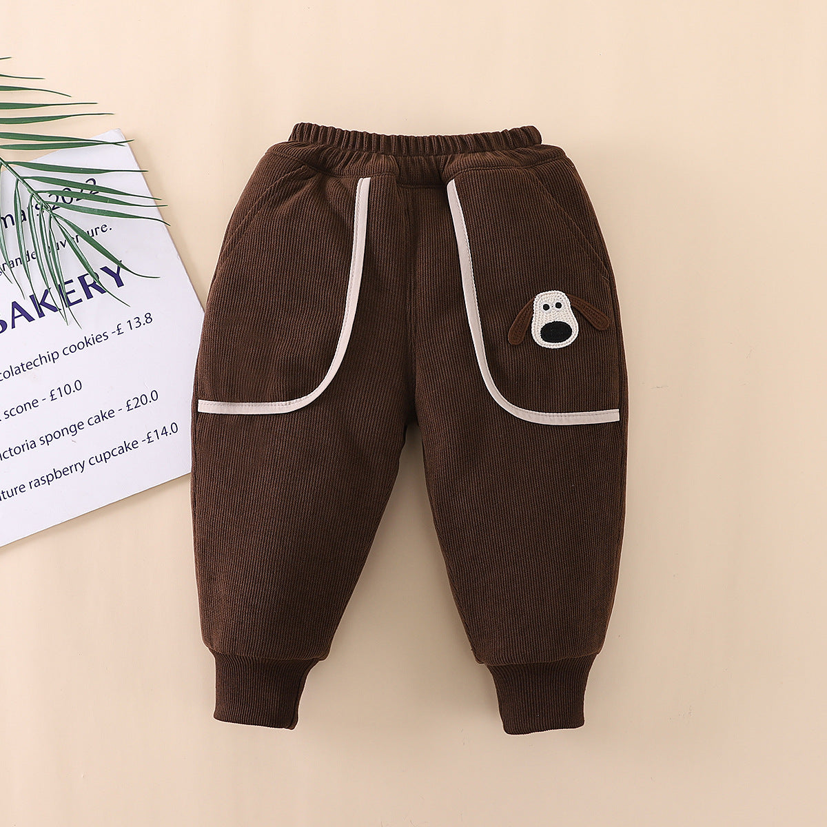 Cotton For Outer Wear Fleece Padded Winter One To Get Children's Pants