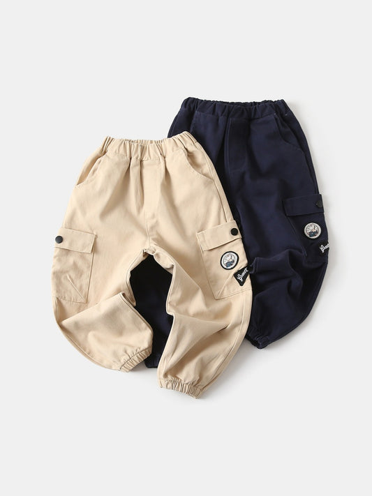 Trousers Outdoor Drawstring Casual Thin Tide Children's Pants