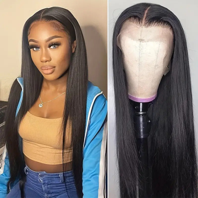 Cool Durable Creative Women's Lace Hair Long Straight Wig