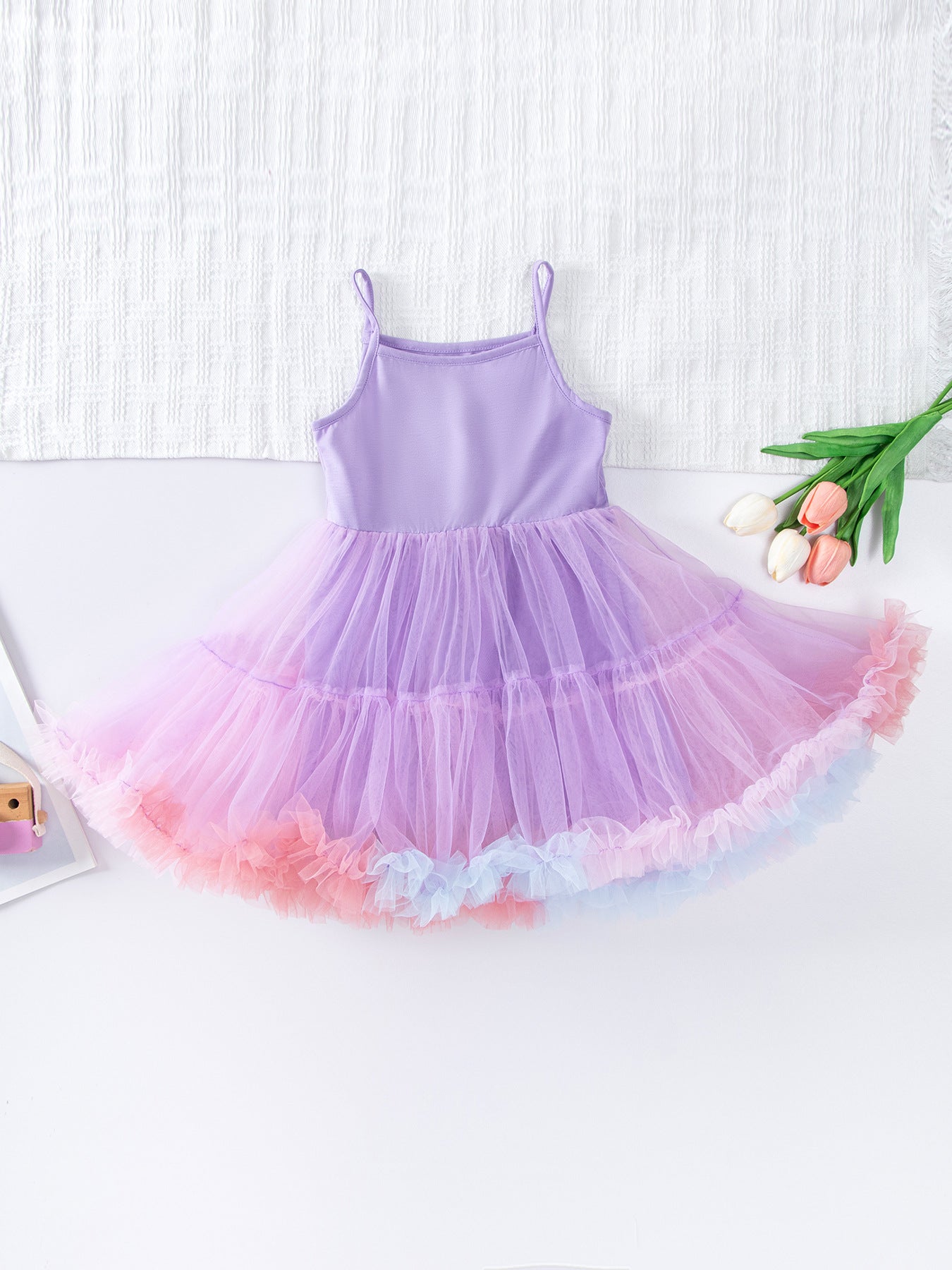 Leaf Clothing Straps Summer Princess Dance Children's Dress