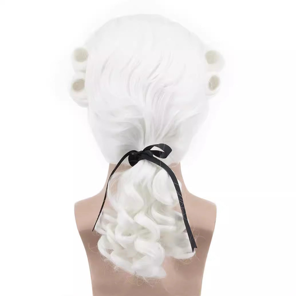 Little Ugly Big Braid Ponytail Judge Cos Wig