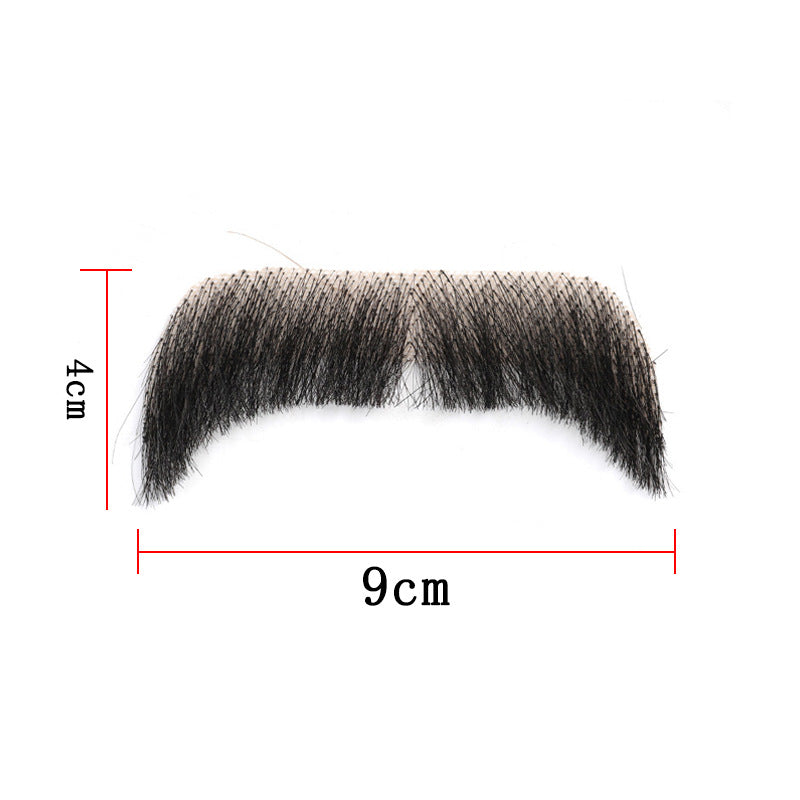 Men's Film Television Makeup Beard Props Real Human Hair Simulation Tin Other Wig