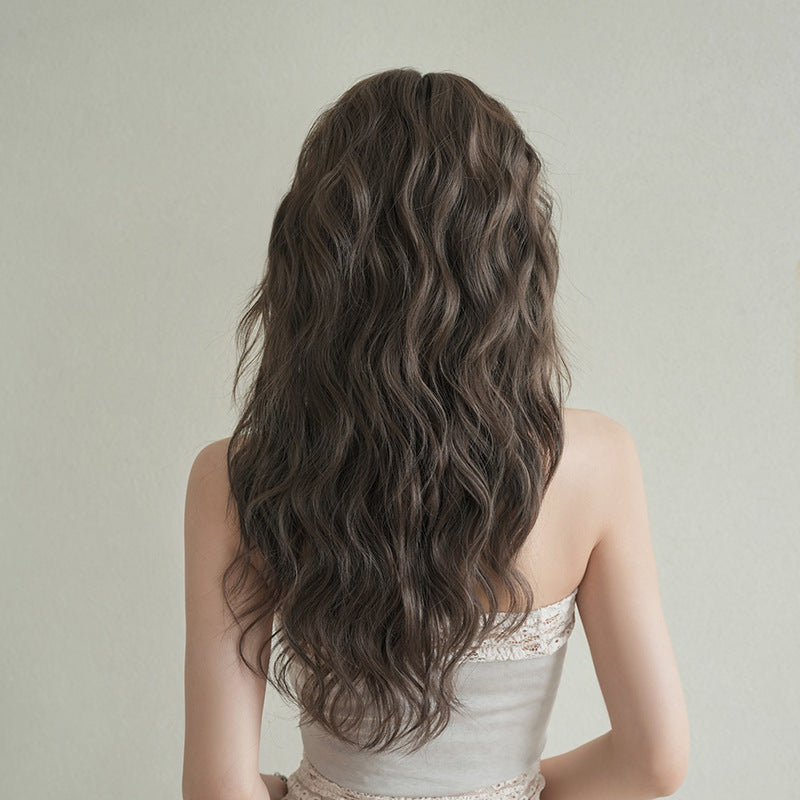 Female Curly Hair Egg Roll Full Top Chemical Fiber Simulated Wig Long Curls