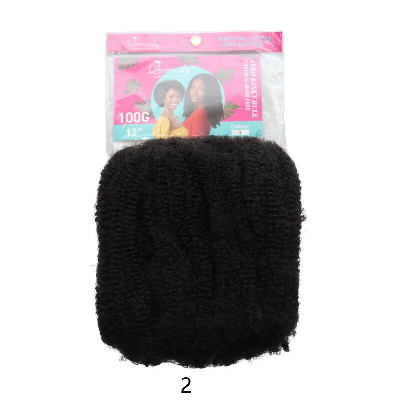 Inch African Caterpillar Dreadlocks Puffy Silk Wig Short Curly Hair