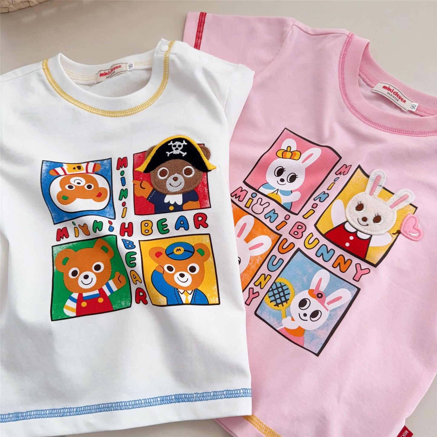 Inner Wear Boys Bear Cute Pet Short Sleeve Children's T-shirt