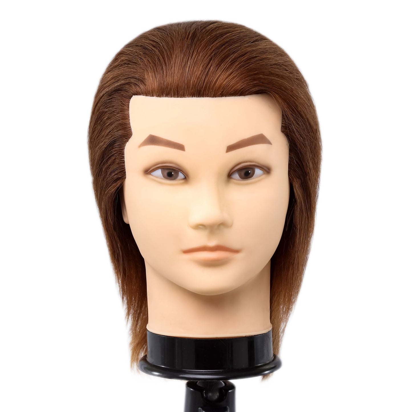 Men's Head Model Hot Dyeing All Real Hair Barber Other Wig