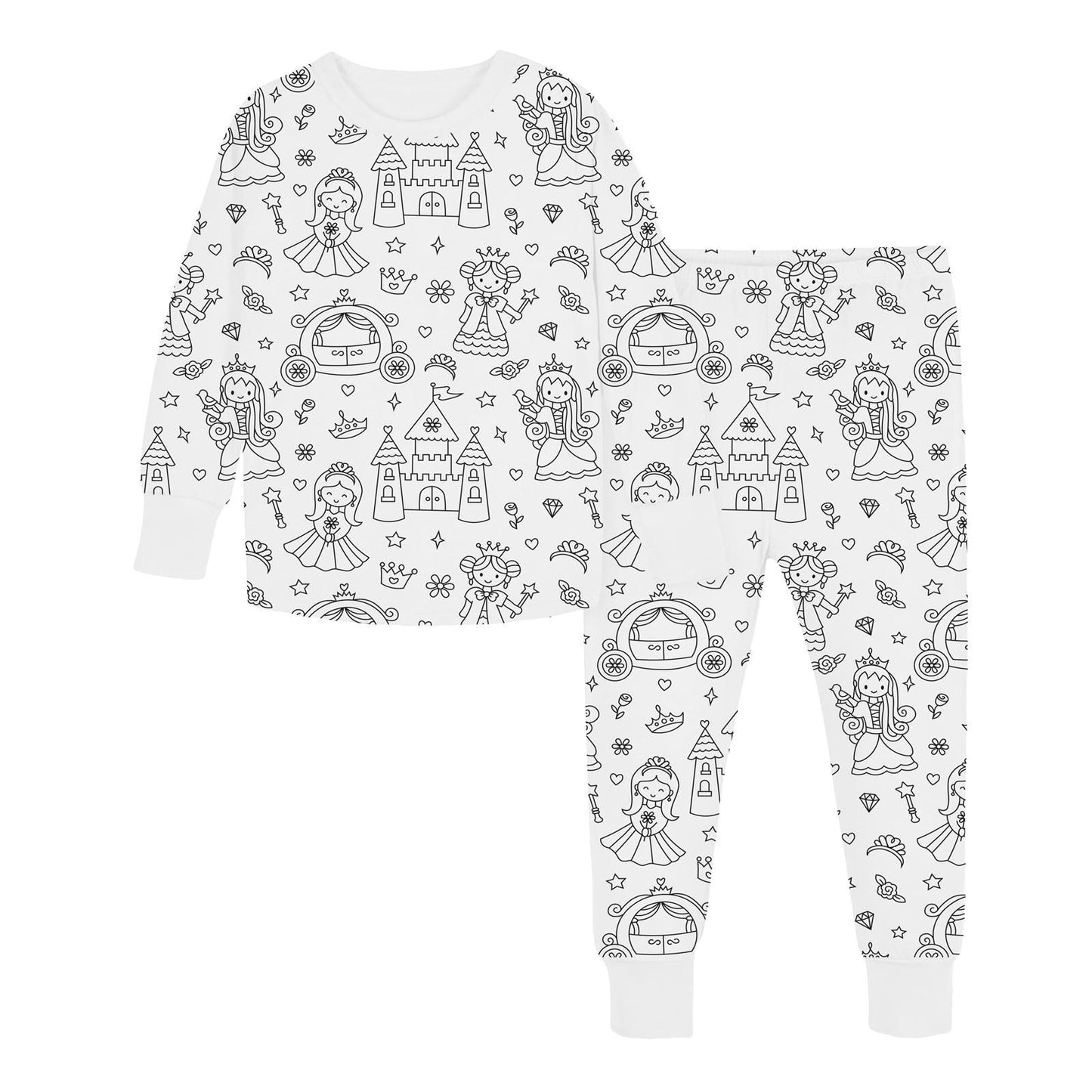 Classy Cool Children's Iti Pajamas Coloring Children's Suit