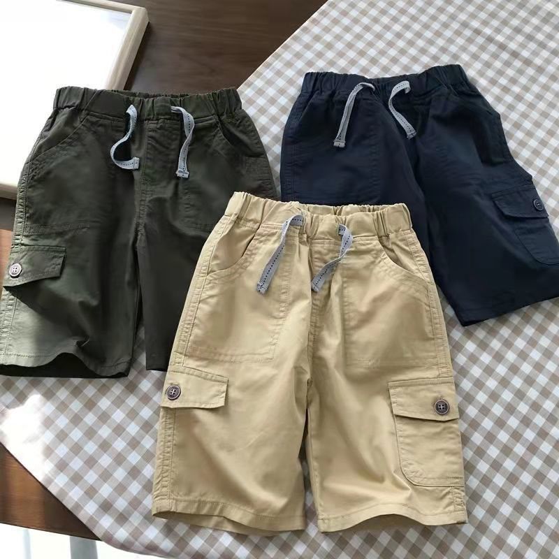 Children's Shorts Thin Summer Clothing Loose Trendy Fifth Middle Korean Style Children's Pants