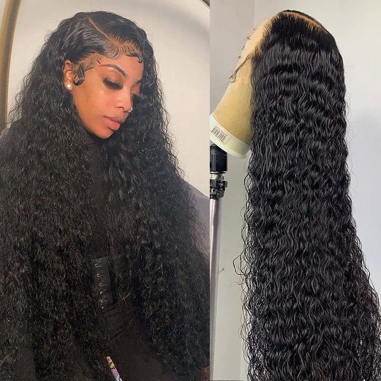 Small Curly Hair Front Lace Medium Chemical Fiber Wig Long Curls