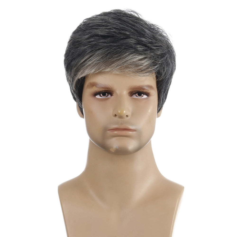 Men's Synthetic Wigs Fashion Short Hair Men's Wig