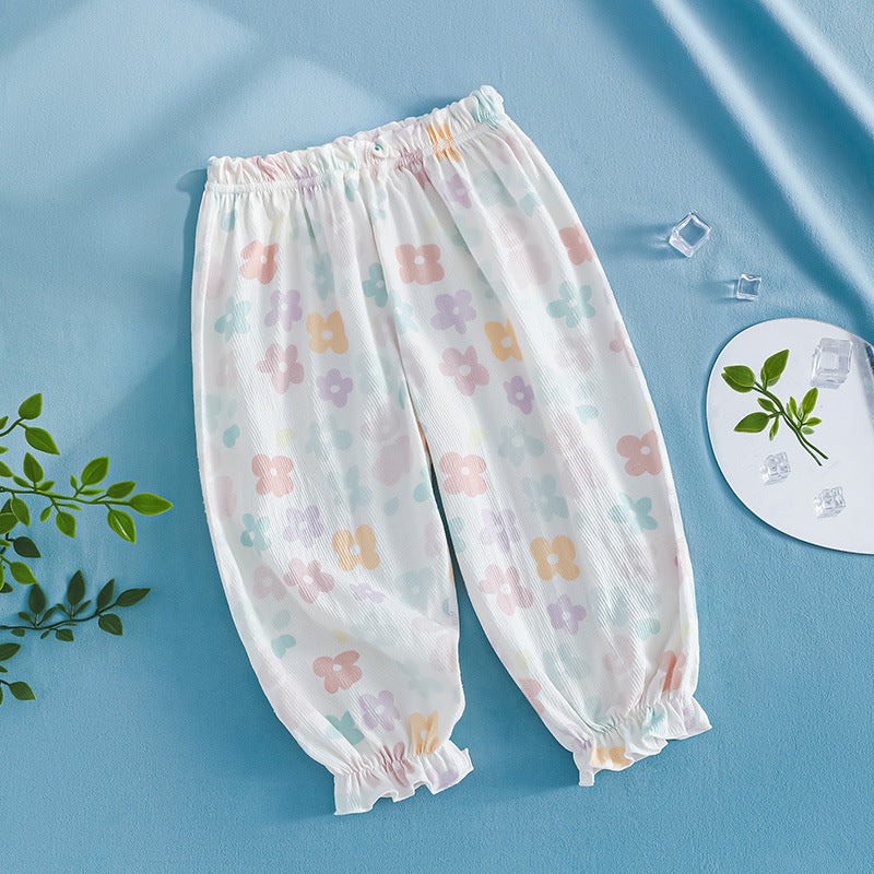 Summer Thin Trousers Loose Infant Outing Anti Mosquito Boys Children's Pants