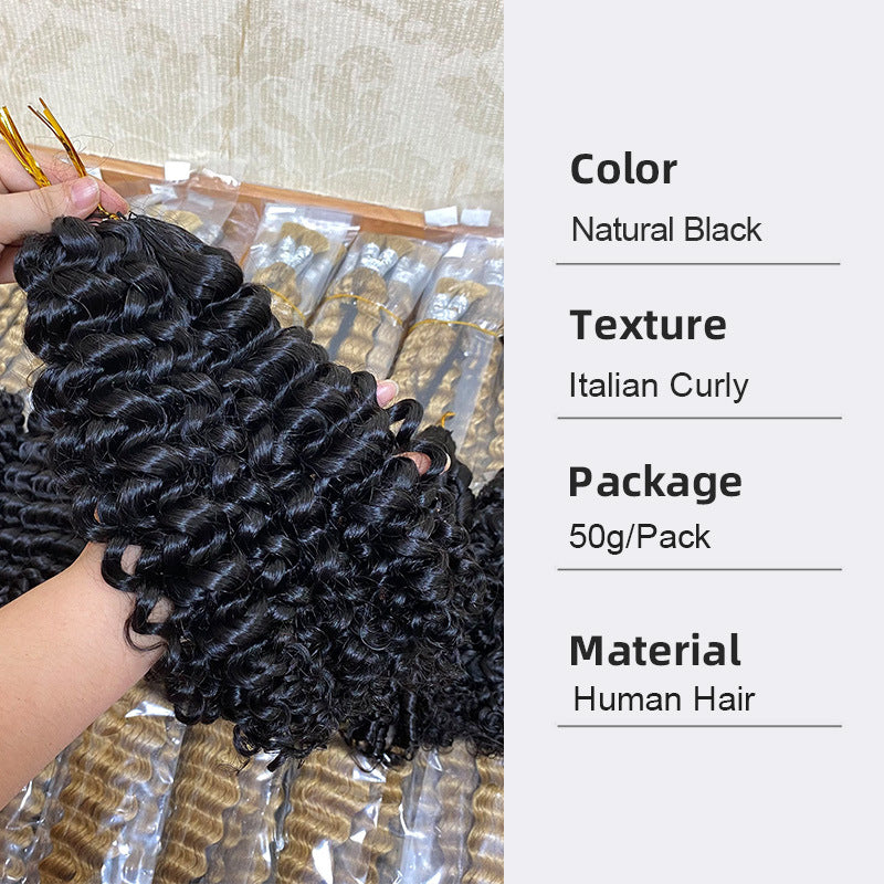 Stylish Fashion Beautiful Classy Crochet Human Real Hair Wig