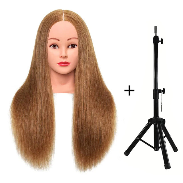 Model Head Beauty Hairdressing Chemical Fiber Filament Mock Braided Hair Other Wig