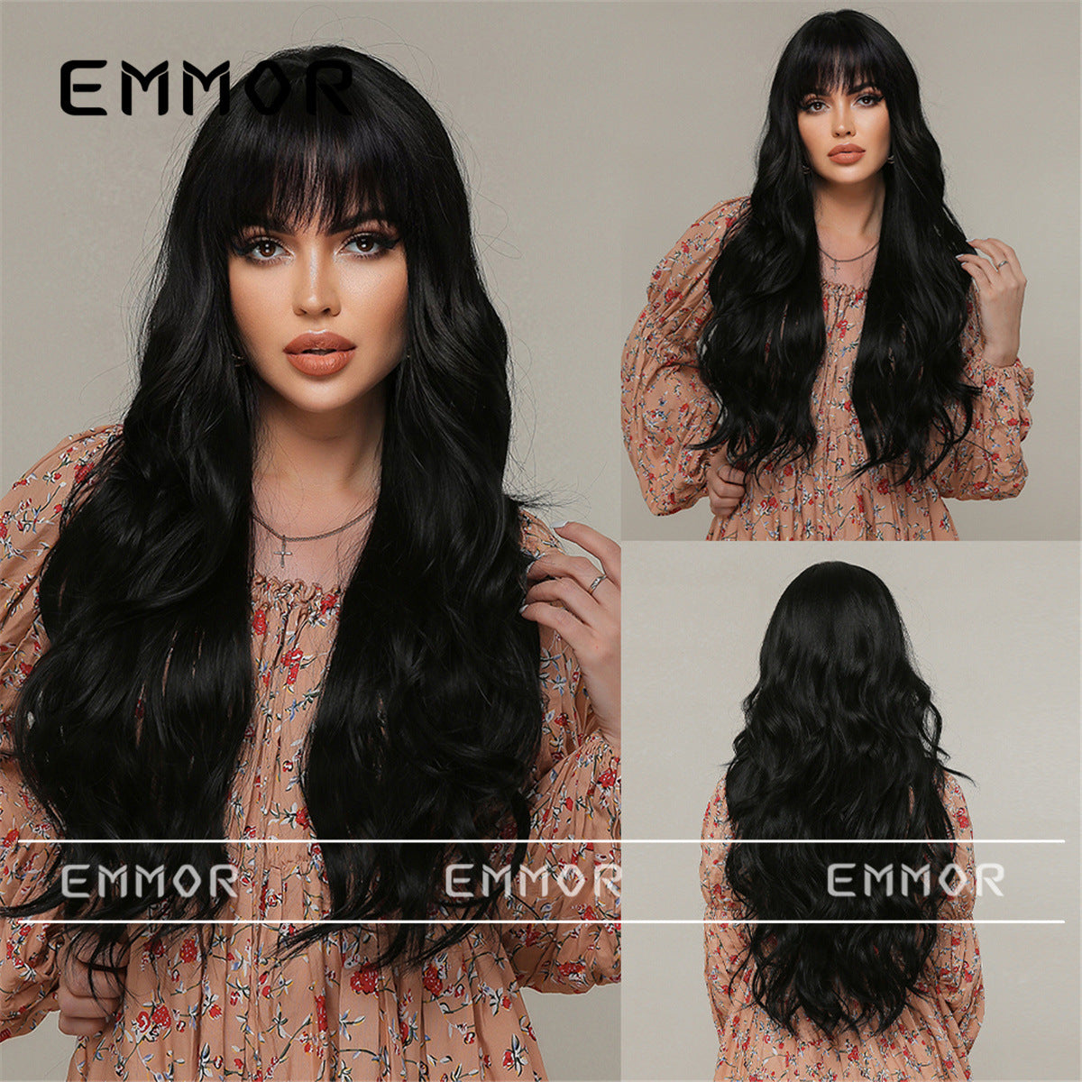 Women's Hair Temperament Fluffy Large Volume Sheath Everyday Fashion Wig Long Curls
