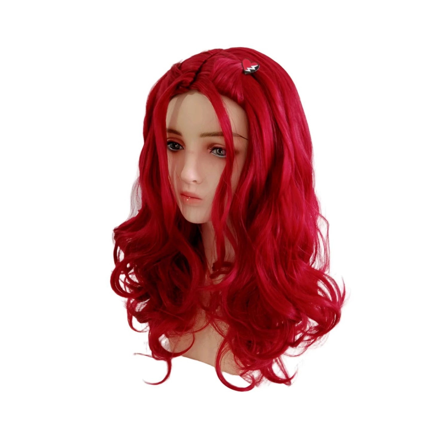 Red Star Successor Female Long Curly Cos Wig