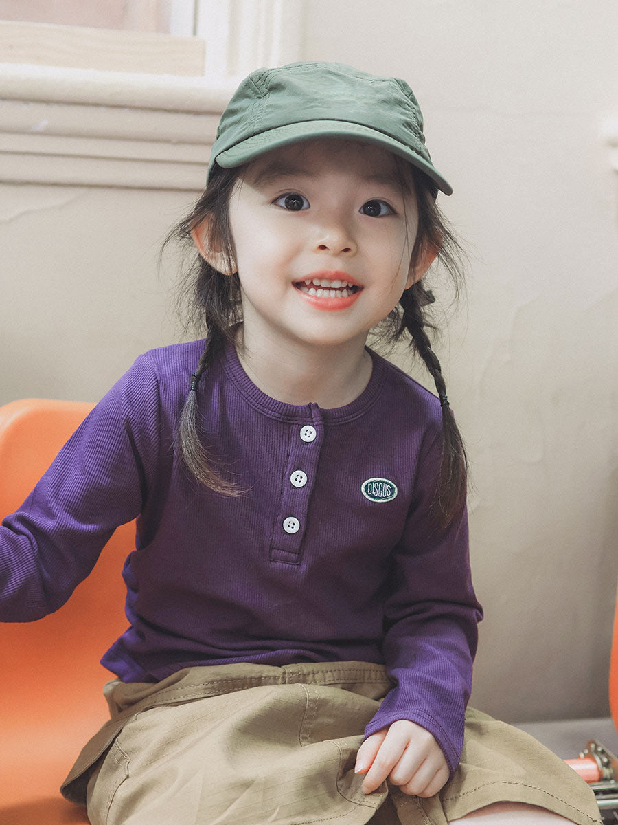 Children's Long-sleeved Spring Soft Breathable Versatile Slim Bottoming Children's T-shirt