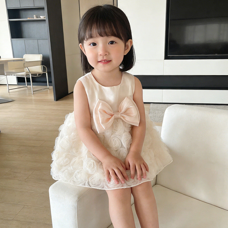 Casual Innovative Children's Vest Rose Princess Children's Dress