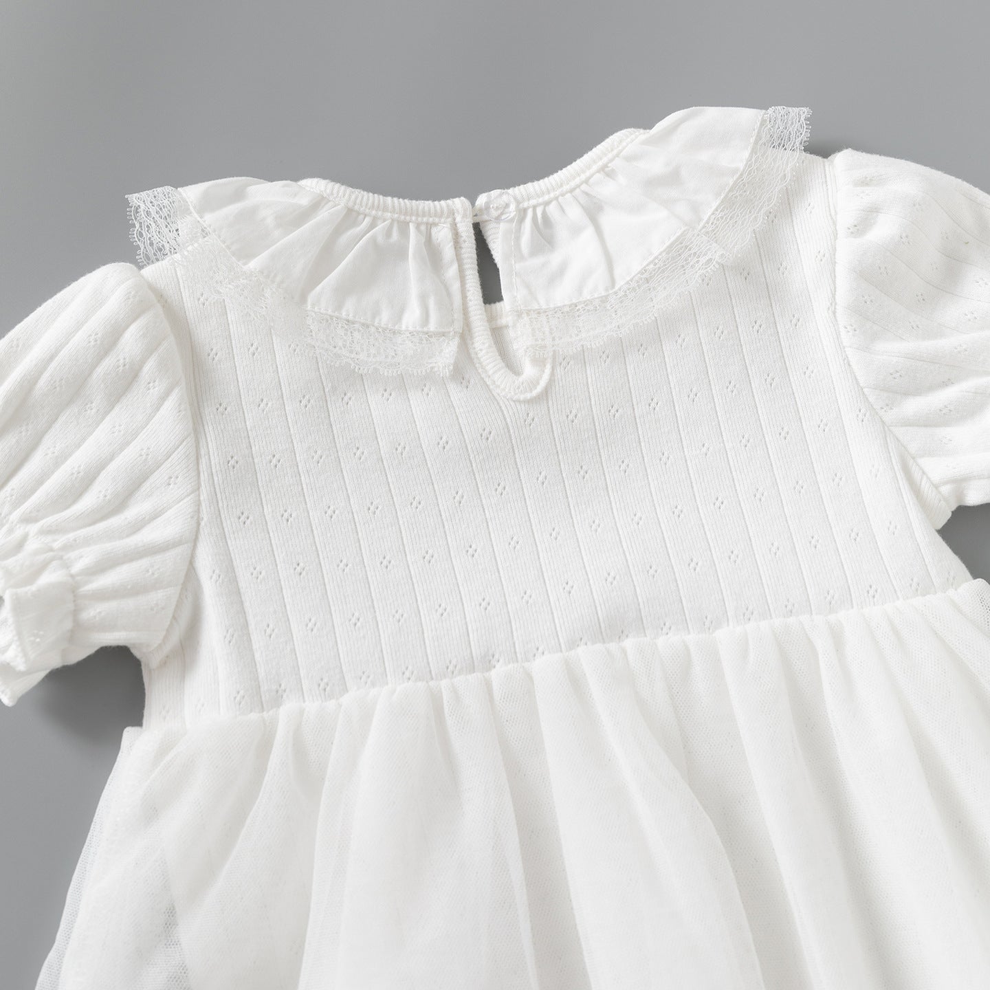 Bloomer With Skirt Summer Western Style Short Sleeved Kazakhstan Sweet Children's Dress