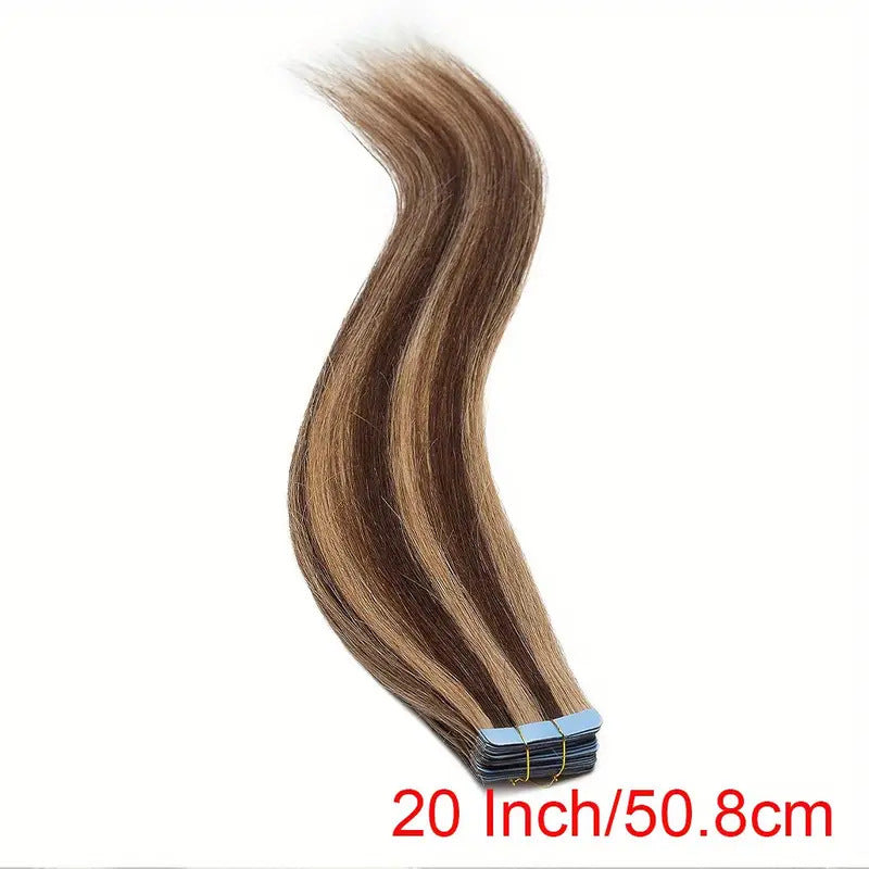 Pretty Real Hair Seamless Extension Film Wig